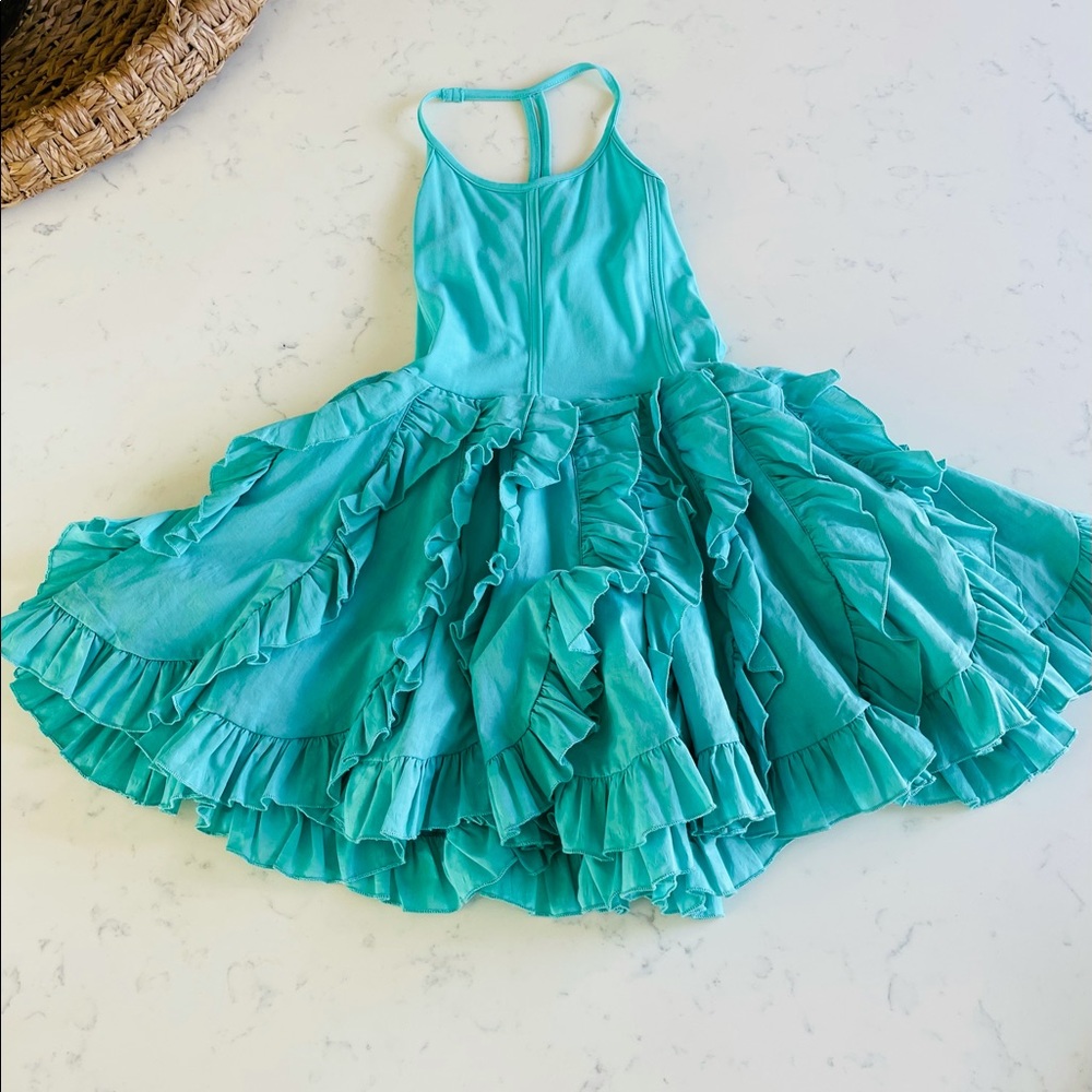 NWT Gorgeous Full Aqua Dress